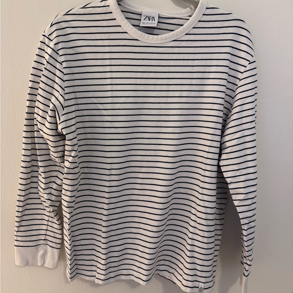 Zara Monochrome Striped Tee